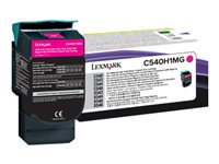 Lexmark - Høy ytelse - magenta - original - tonerpatron LCCP, LRP - for Lexmark C540, C543, C544, C546, X543, X544, X546, X548 C540H1MG