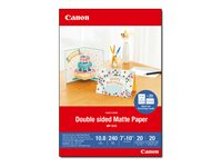 Canon MP-101D - Dobbelmatt - 10,8 mille - 177.8 x 254 mm - 240 g/m² - 20 ark fotopapir 4076C006