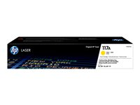 HP 117A - Gul - original - tonerpatron (W2072A) - for Color Laser 150a, 150nw, MFP 178nw, MFP 178nwg, MFP 179fnw, MFP 179fwg W2072A