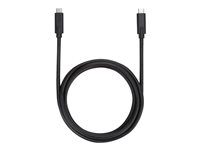 Targus - USB-kabel - 24 pin USB-C (hann) til 24 pin USB-C (hann) - 2 m - up to 5 Gbps data transfer rate - svart ACC928GLX