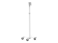 Compulocks Medical Rolling Cart - VESA Compatible - Stativ - for nettbrett - hvit - plassering på gulv - for Compulocks Medical Rolling Cart - VESA Compatible MCRSTDW