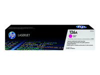 HP 126A - Magenta - original - LaserJet - tonerpatron (CE313A) - for Color LaserJet Pro CP1025; LaserJet Pro MFP M175; TopShot LaserJet Pro M275 CE313A