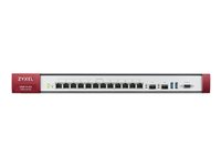 Zyxel ZyWALL USG FLEX 700 - UTM Bundle - brannvegg - med 1 års AV+IDP, AS, CF - 12 porter - 1GbE - 1U - skystyring - rackmonterbar USGFLEX700-EU0102F