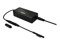 PORT Connect - Strømadapter - AC 100-240 V - 60 watt - Storbritannia - for Microsoft Surface Book, Go, Laptop, Pro (I midten av 2017), Pro 3, Pro 4, Pro 6 900102-UK